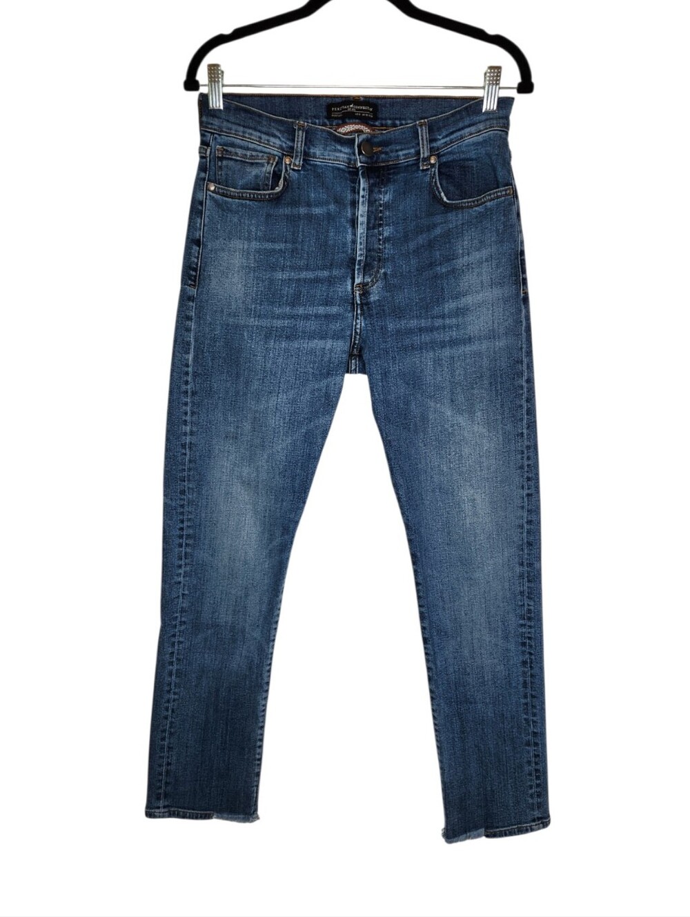 Peruvian Connection Cimarron Jean Button Fly Blue Size US 6